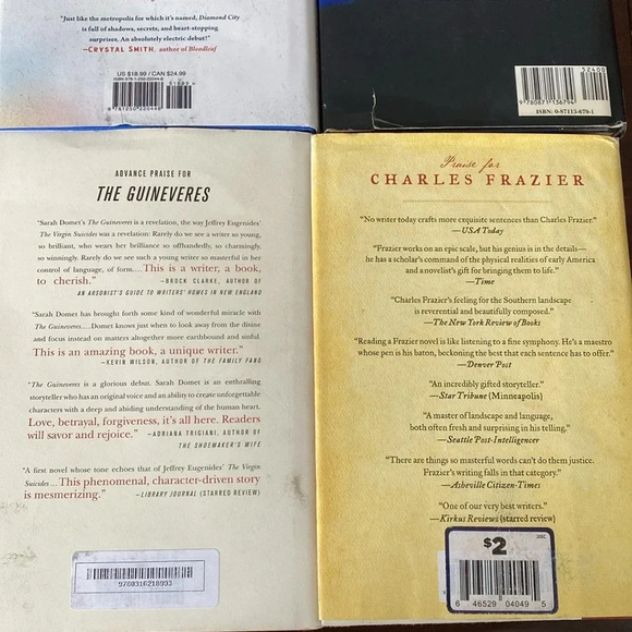 Popular Booktok Book Bundle of 4 Hardback Books Cold Mountain | Diamond City - Picture 5 of 9